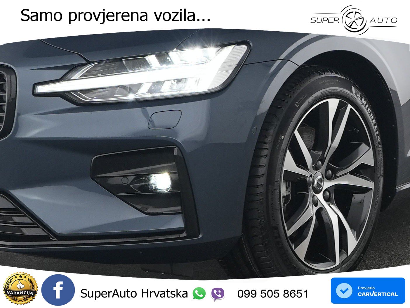 Volvo V60 2.0 B4 Benzin DCT LED+GR SJED+ACC