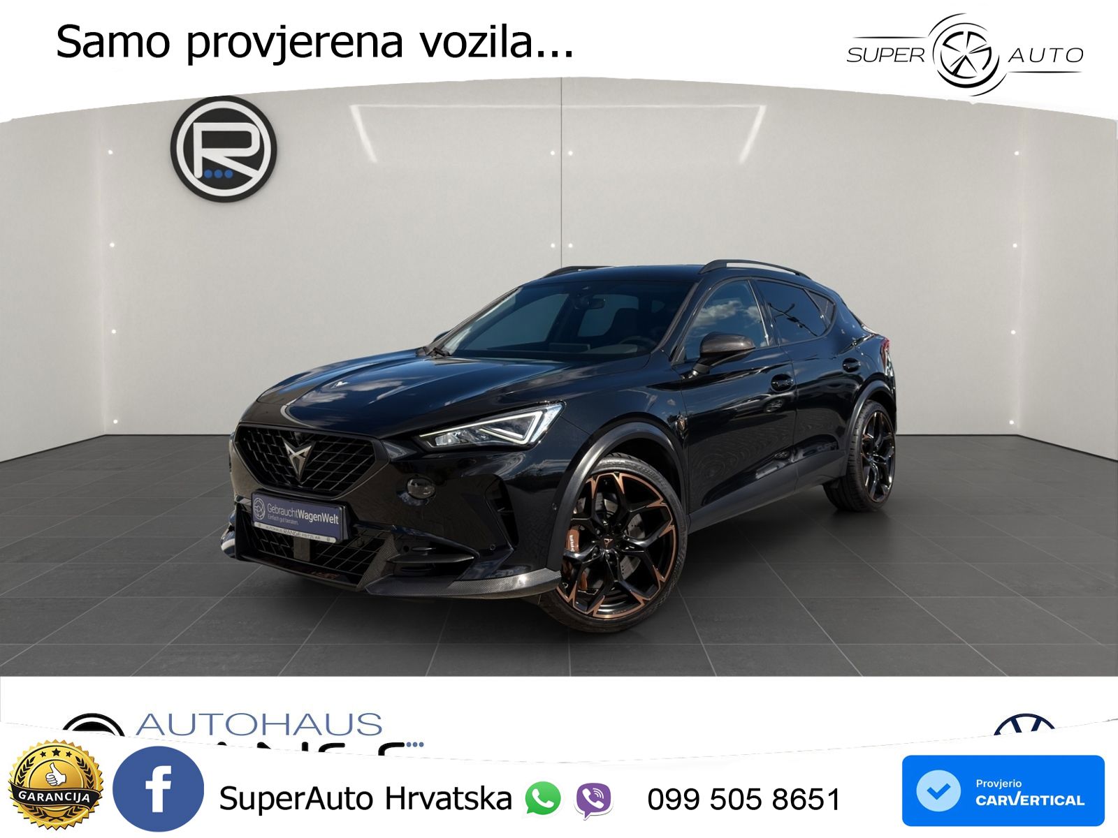 Cupra Formentor VZ5 2.5 TSI (390 KS) 4Drive DSG LED+GR SJED+ACC
