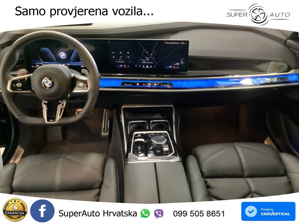 BMW 740d (299 KS) xDrive Steptronic M Sport ZRAČNI+ACC+GR SJED+KAM+PANO