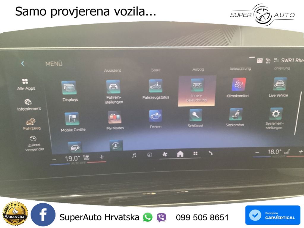 BMW 740d (299 KS) xDrive Steptronic M Sport ZRAČNI+ACC+GR SJED+KAM+PANO