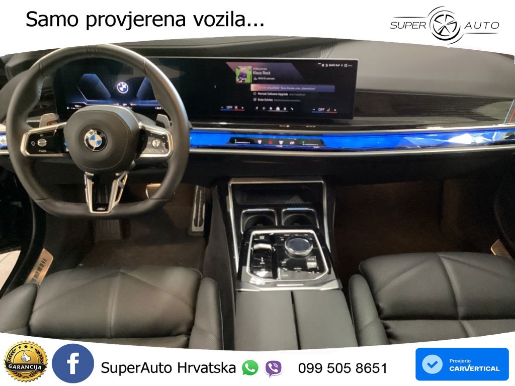 BMW 740d (299 KS) xDrive Steptronic M Sport ZRAČNI+ACC+GR SJED+KAM+PANO