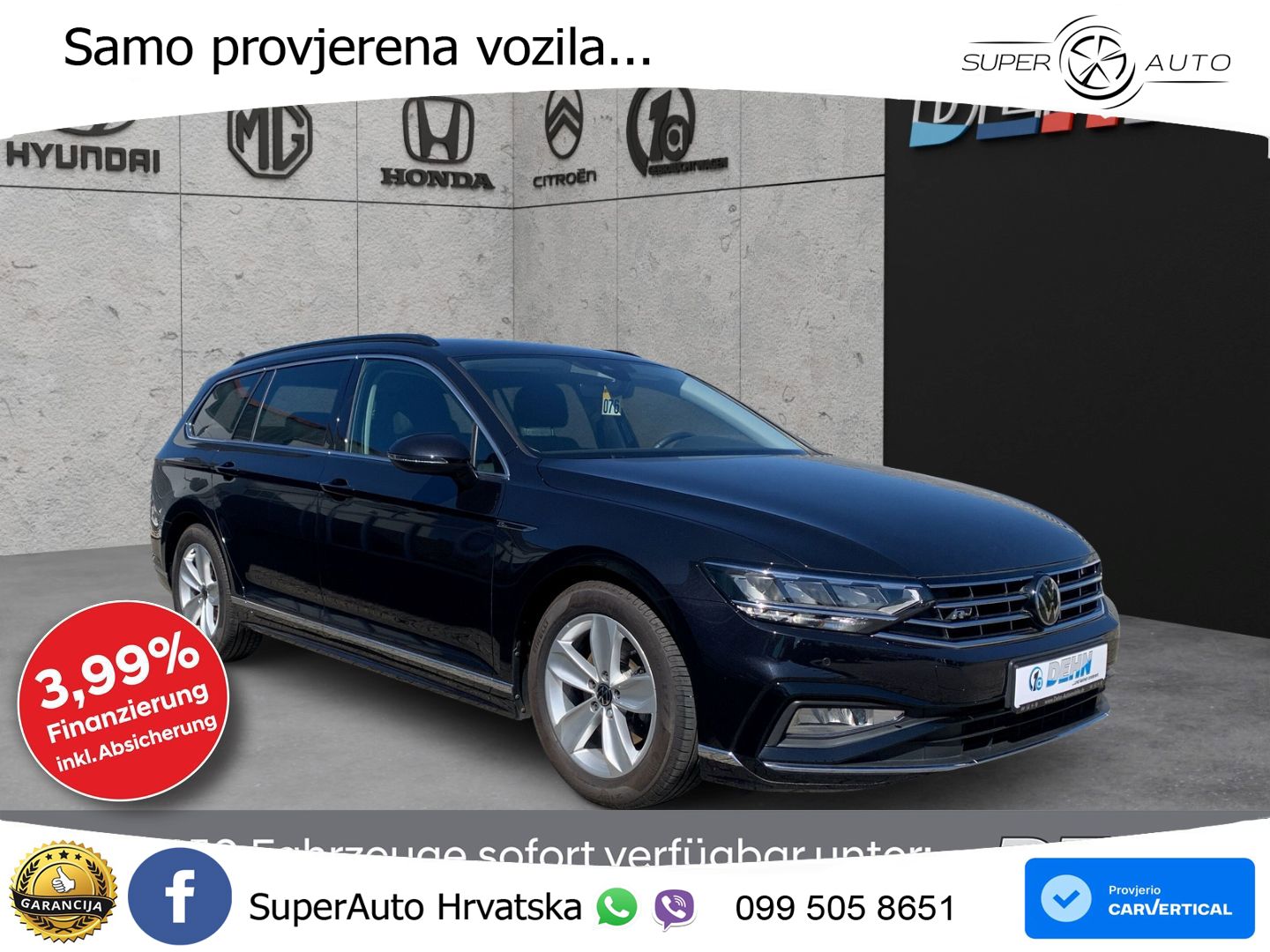 Volkswagen Passat Variant 2.0 TSI (190 KS) DSG Business LED+GR SJED+ACC
