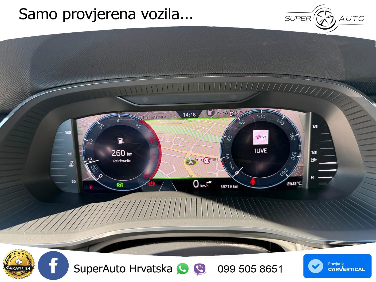 Škoda Octavia Combi 2.0 TDI (150 KS) DSG SportLine LED+GR SJED+ACC