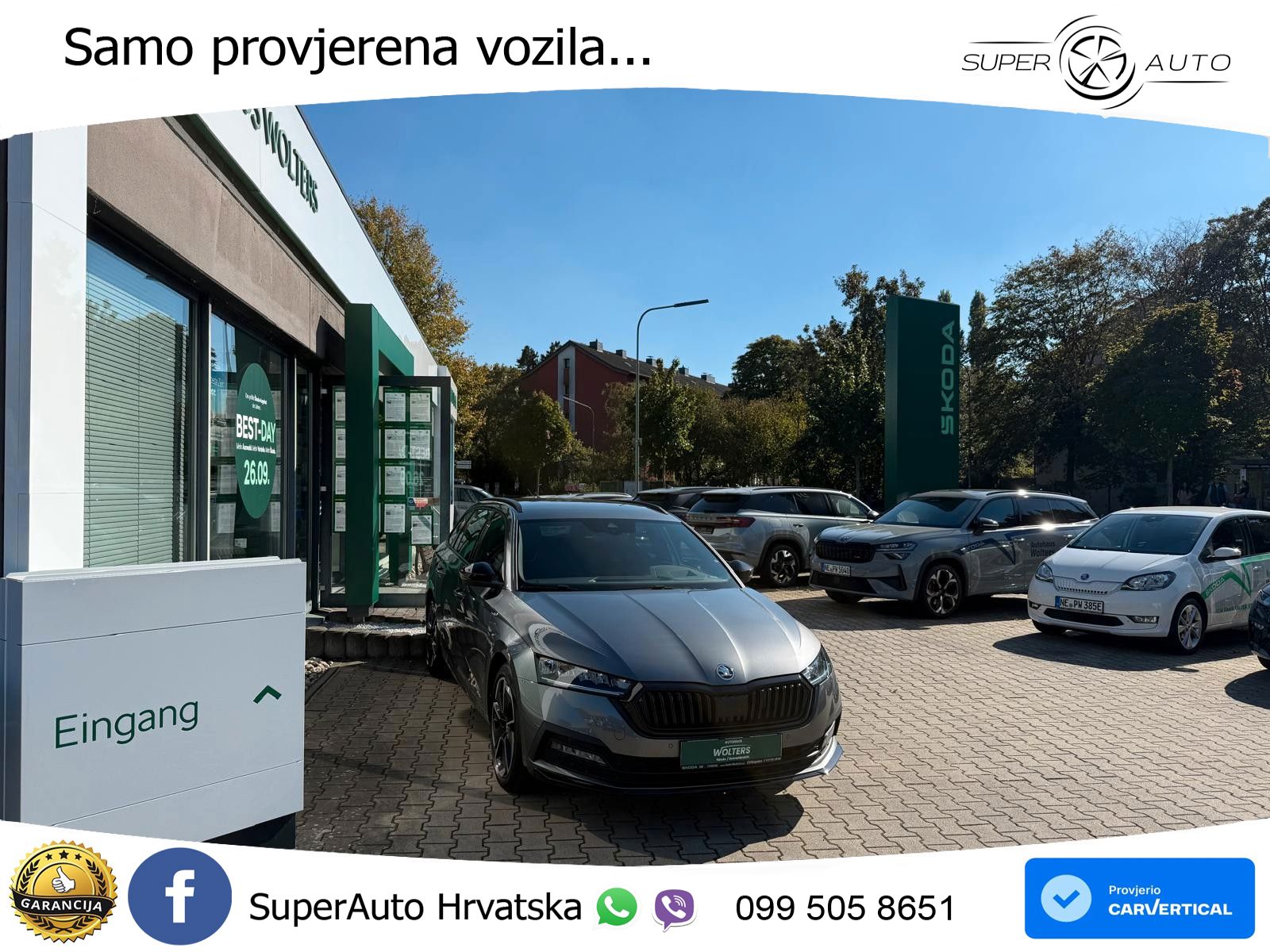 Škoda Octavia Combi 2.0 TDI (150 KS) DSG SportLine LED+GR SJED+ACC