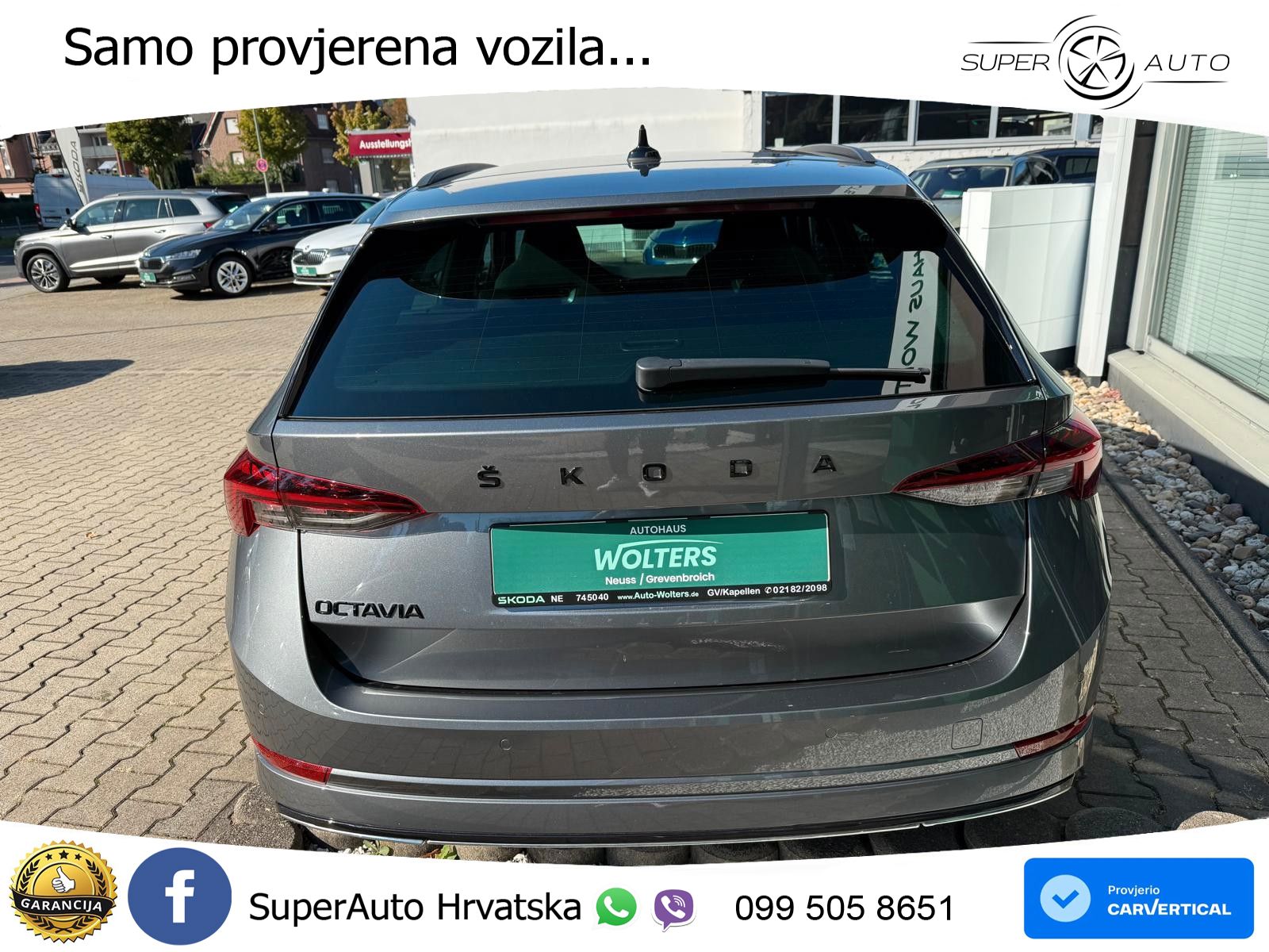 Škoda Octavia Combi 2.0 TDI (150 KS) DSG SportLine LED+GR SJED+ACC
