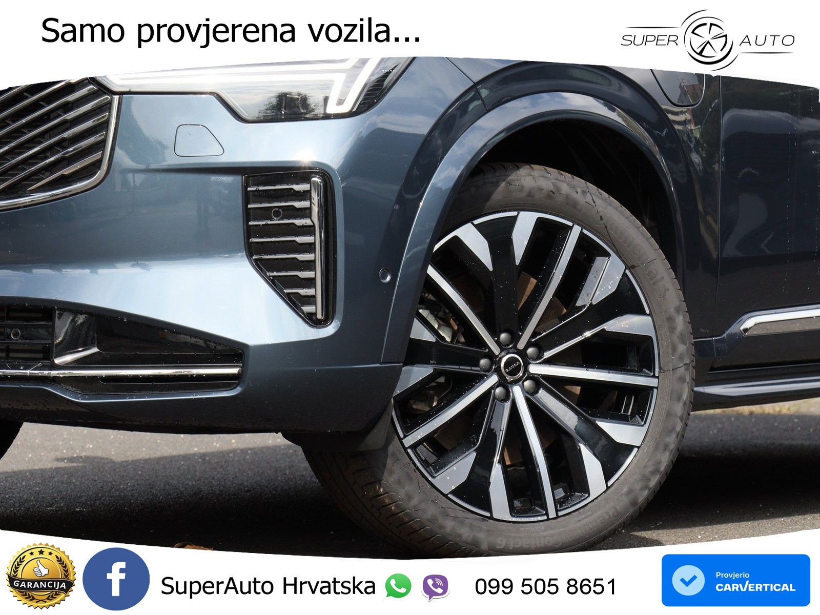 Volvo XC90 2.0 T8 AWD Automatic ZRAČNI+ACC+GR SJED+KAM+PANO