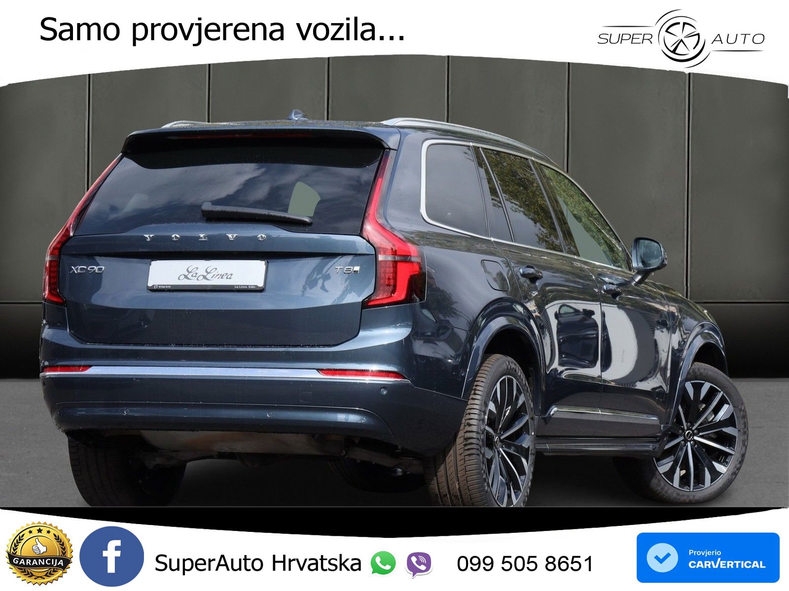 Volvo XC90 2.0 T8 AWD Automatic ZRAČNI+ACC+GR SJED+KAM+PANO