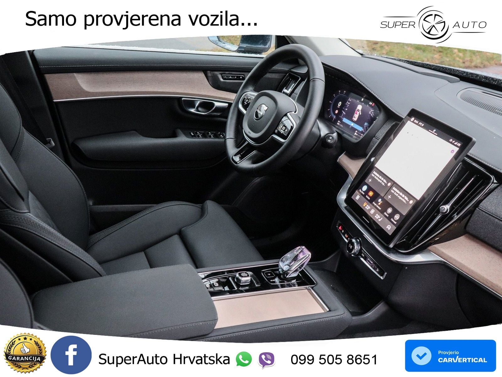 Volvo XC90 2.0 T8 AWD Automatic ZRAČNI+ACC+GR SJED+KAM+PANO