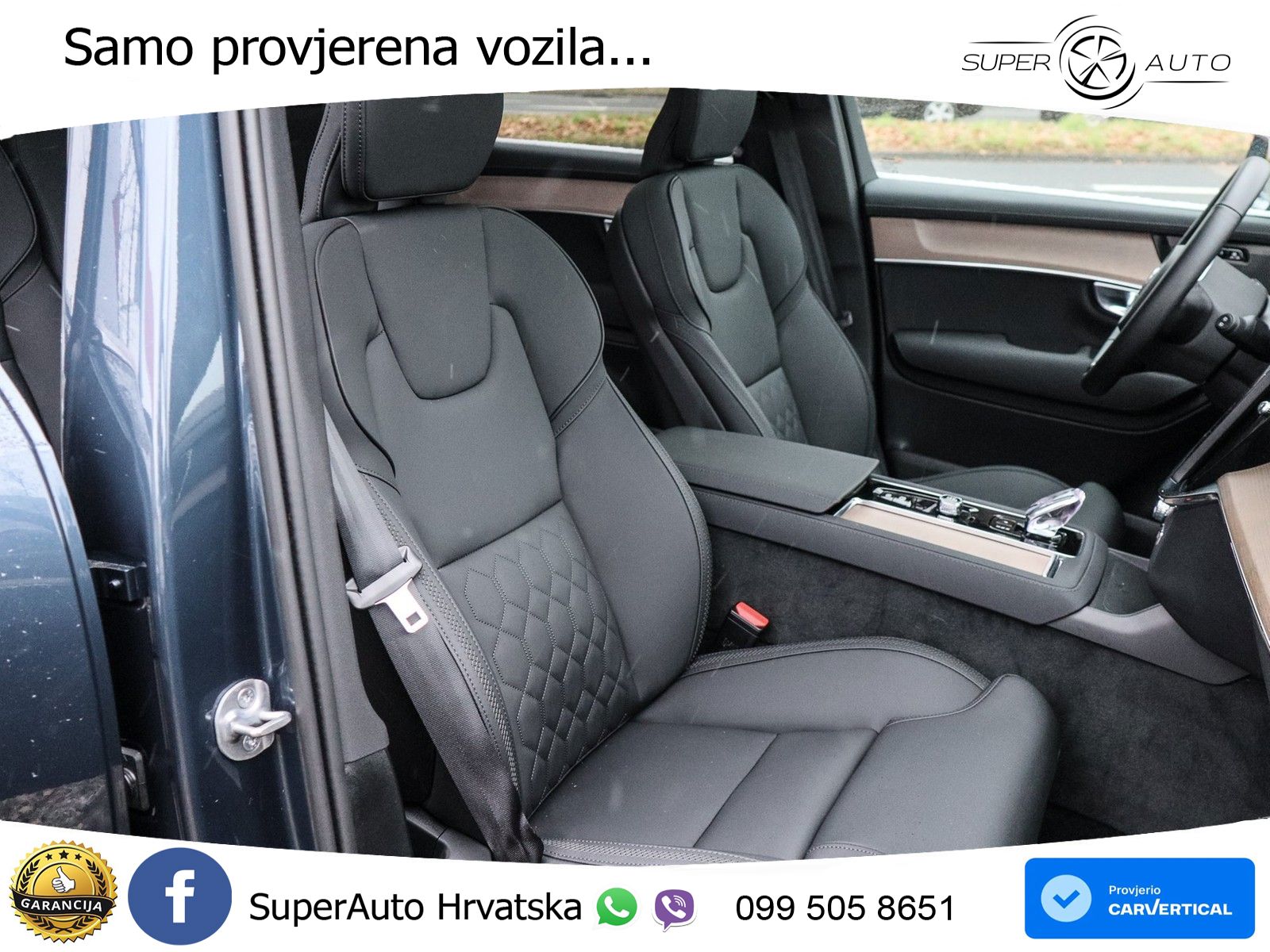Volvo XC90 2.0 T8 AWD Automatic ZRAČNI+ACC+GR SJED+KAM+PANO