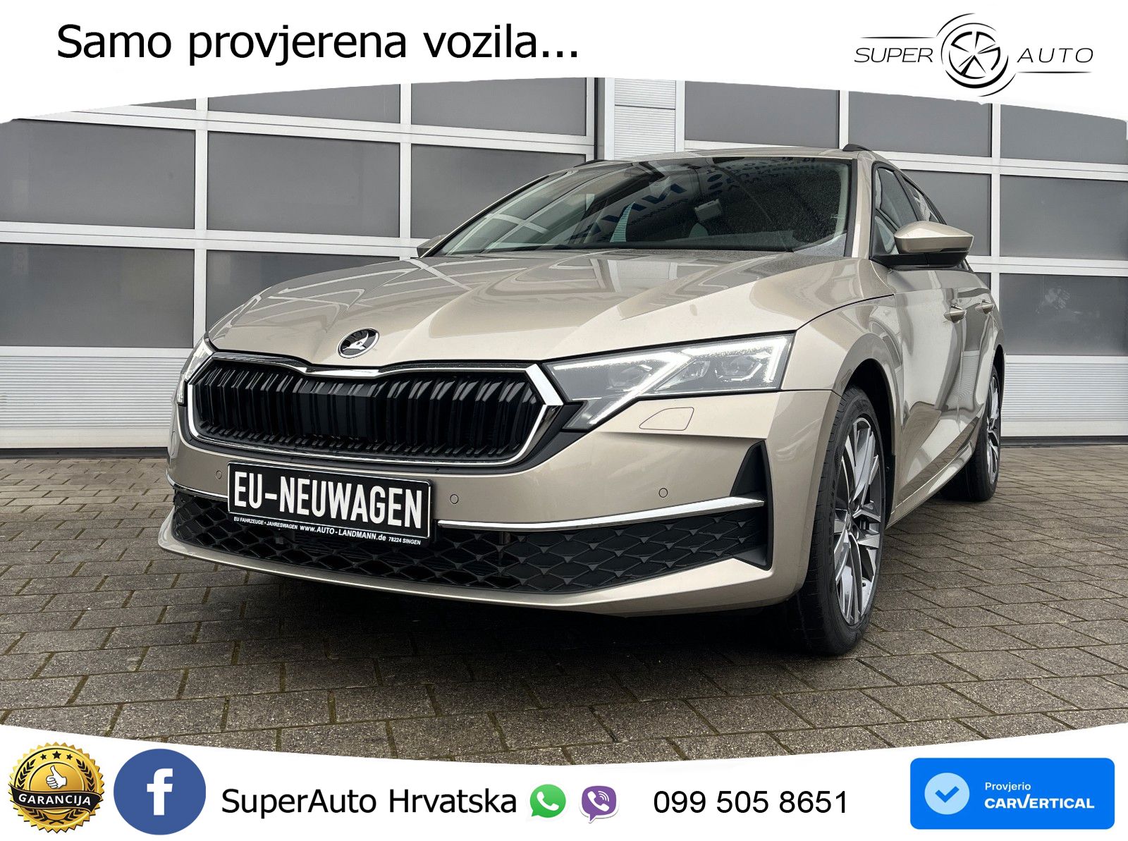 Škoda Octavia Combi 1.5 TSI (150 KS) DSG Selection MATRIX+GR SJED+KAM