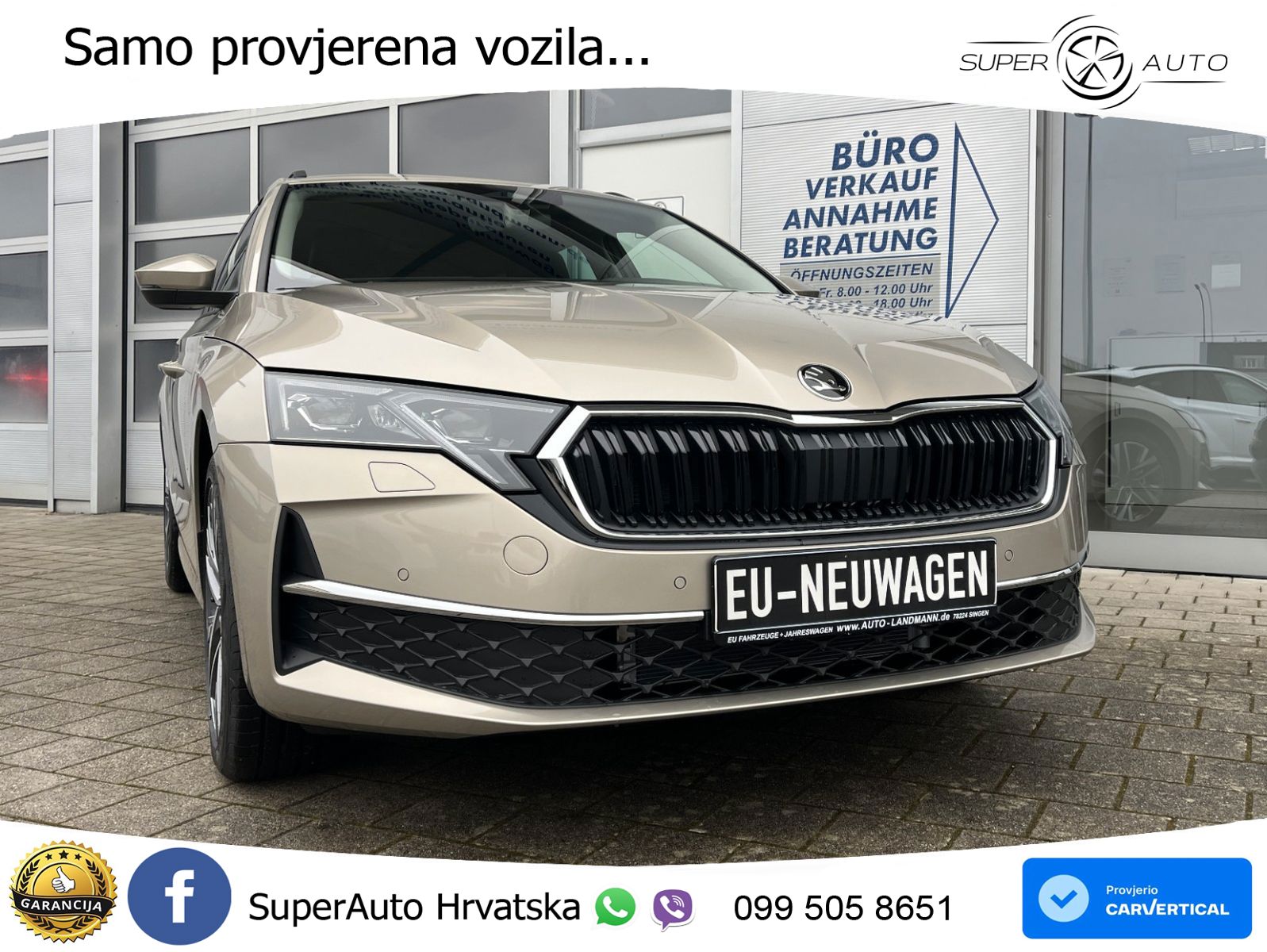 Škoda Octavia Combi 1.5 TSI (150 KS) DSG Selection MATRIX+GR SJED+KAM