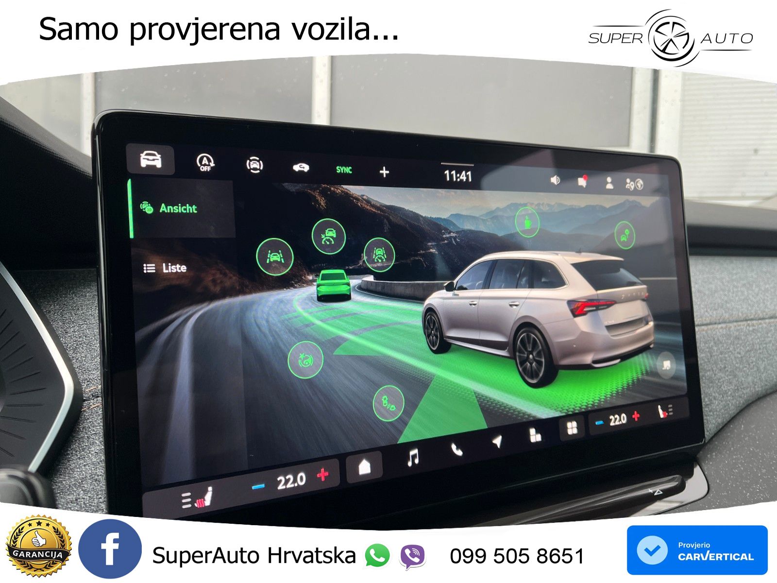 Škoda Octavia Combi 1.5 TSI (150 KS) DSG Selection MATRIX+GR SJED+KAM