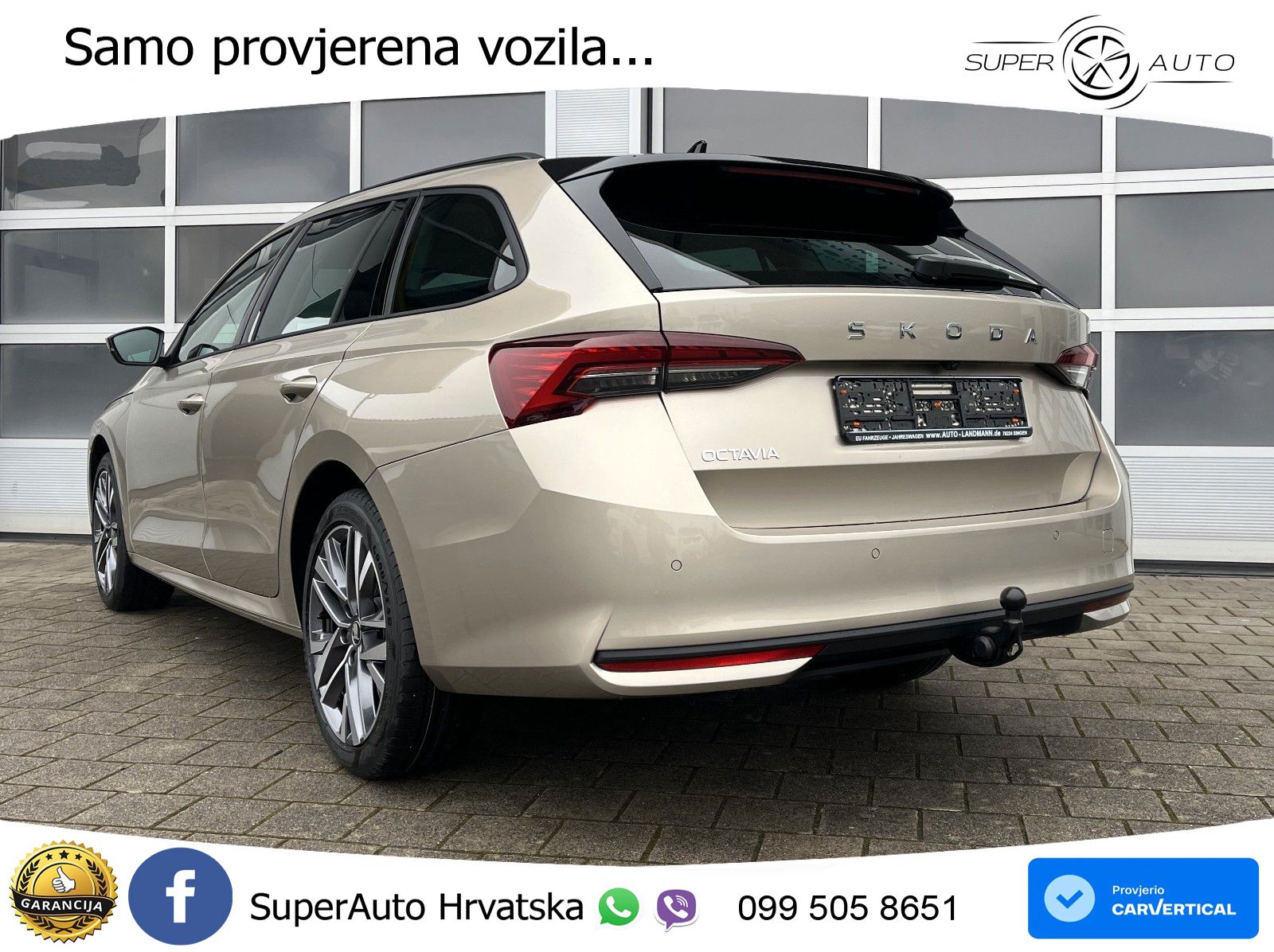 Škoda Octavia Combi 1.5 TSI (150 KS) DSG Selection MATRIX+GR SJED+KAM
