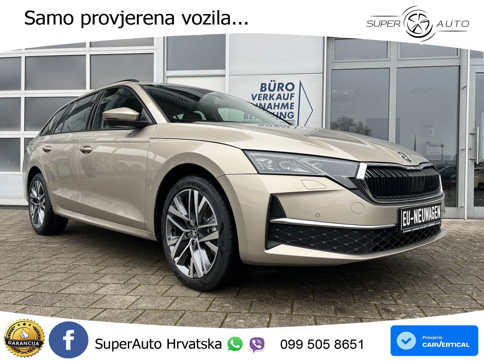 Škoda Octavia Combi 1.5 TSI (150 KS) DSG Selection MATRIX+GR SJED+KAM