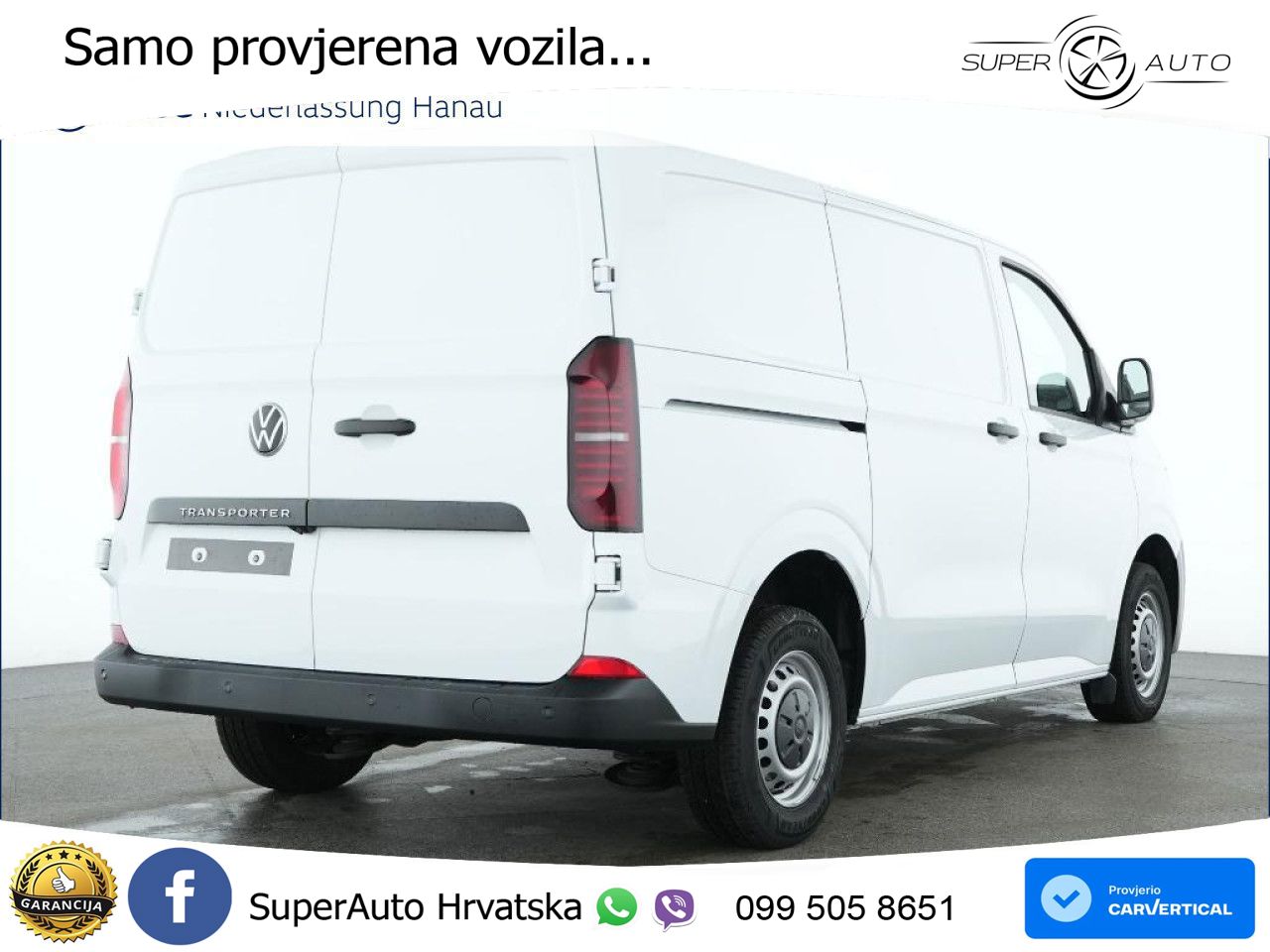 Volkswagen Transporter Kasten kurz Klima Kamera Vorb. AHK 150 KS