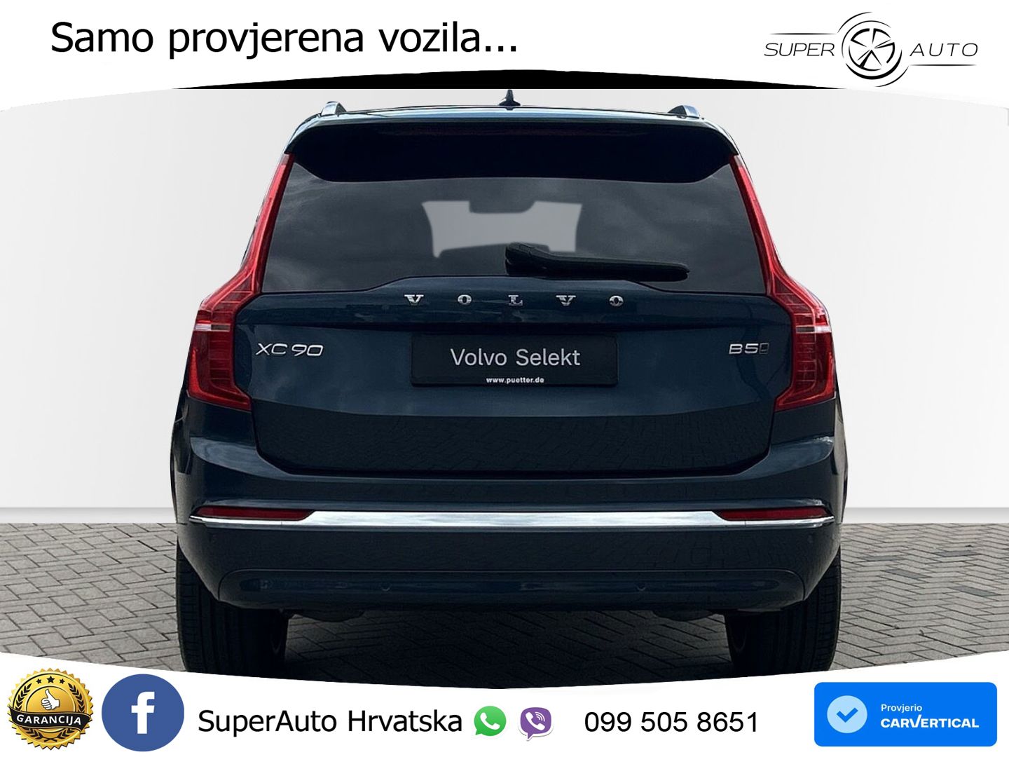Volvo XC90 2.0 B5 Diesel AWD Automatic ZRAČNI+ACC+GR SJED+360+PANO