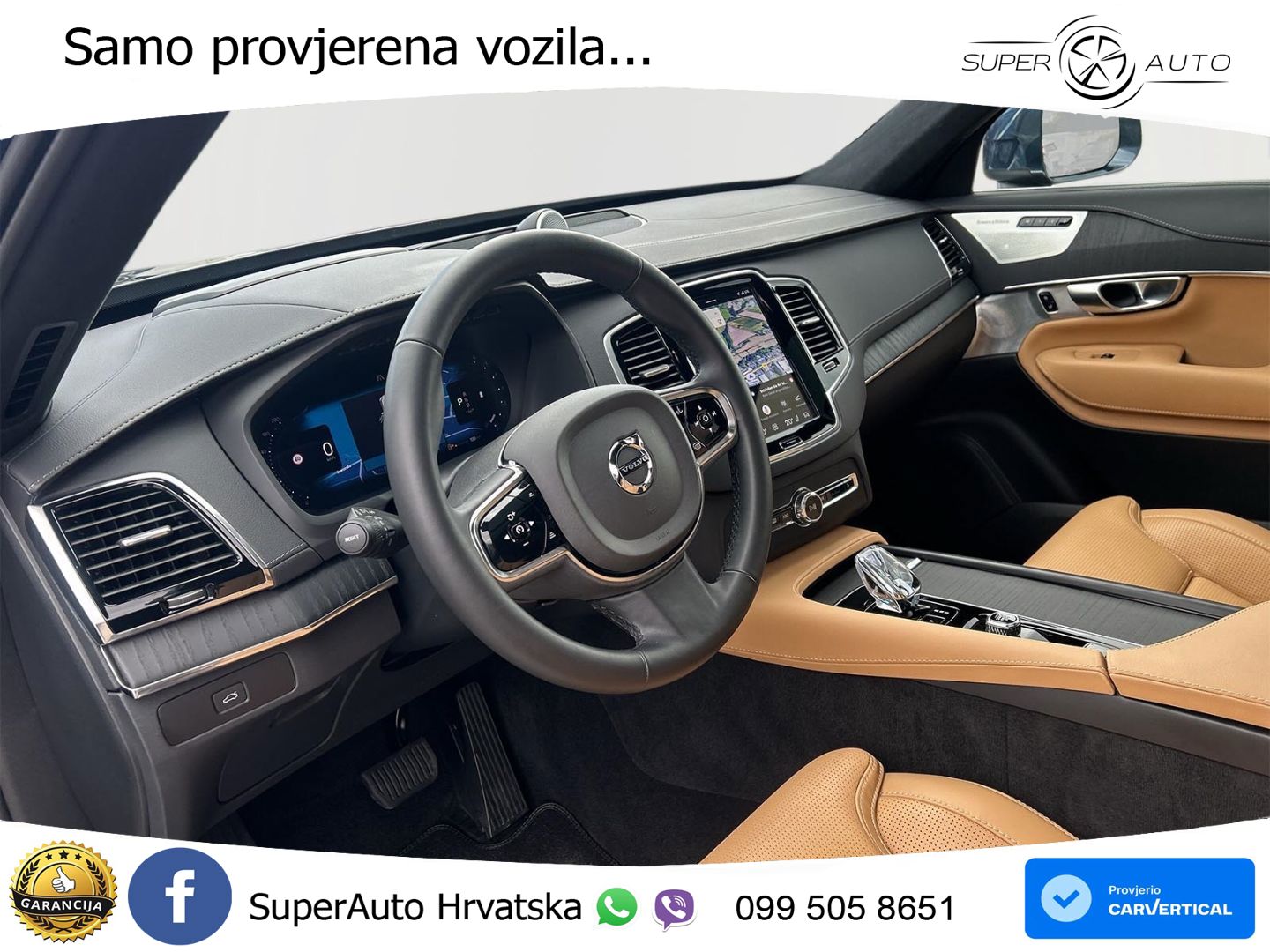 Volvo XC90 2.0 B5 Diesel AWD Automatic ZRAČNI+ACC+GR SJED+360+PANO