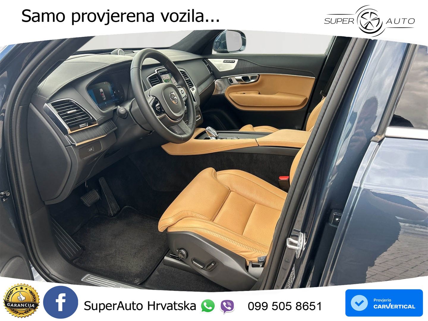 Volvo XC90 2.0 B5 Diesel AWD Automatic ZRAČNI+ACC+GR SJED+360+PANO