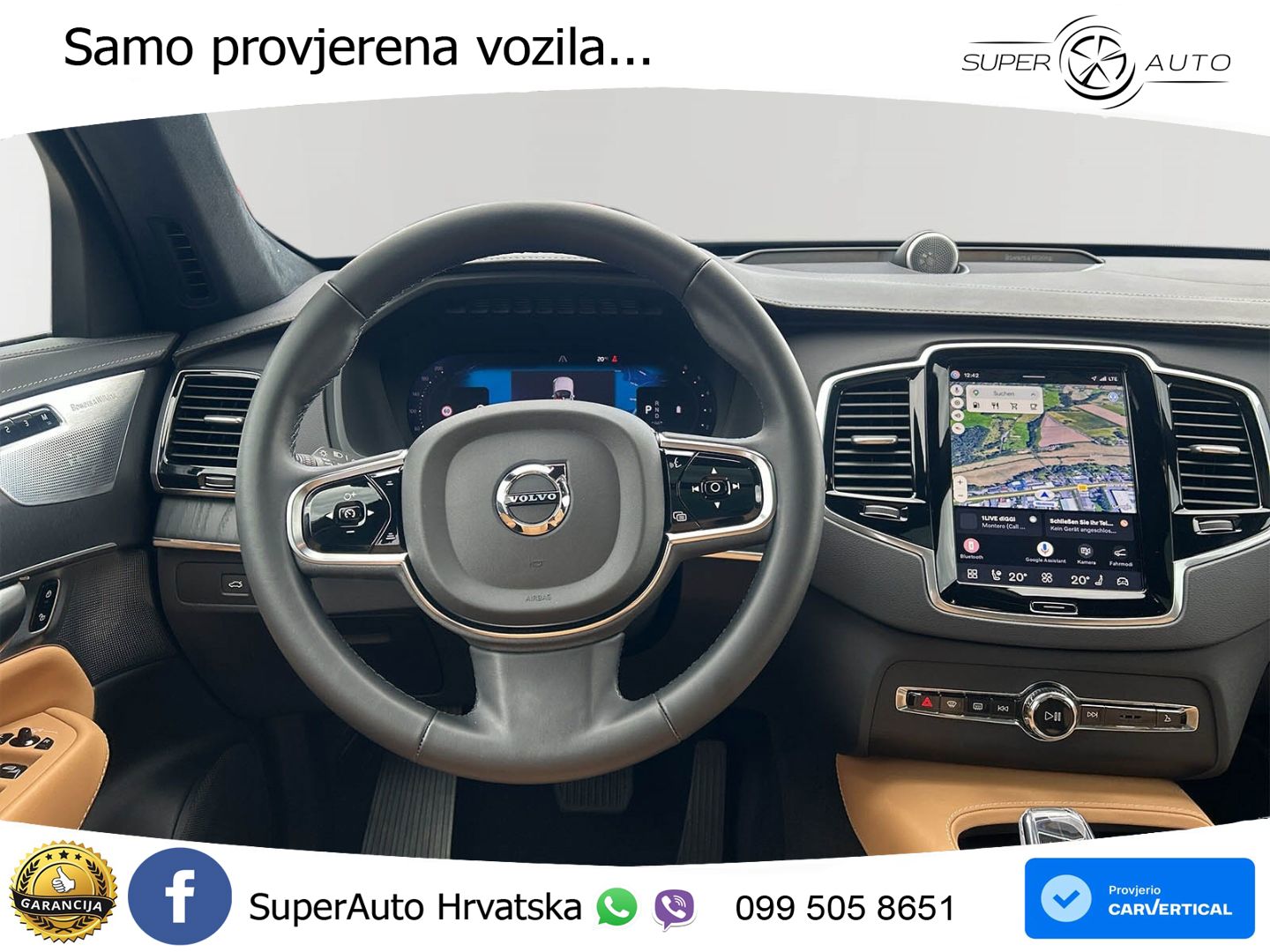Volvo XC90 2.0 B5 Diesel AWD Automatic ZRAČNI+ACC+GR SJED+360+PANO