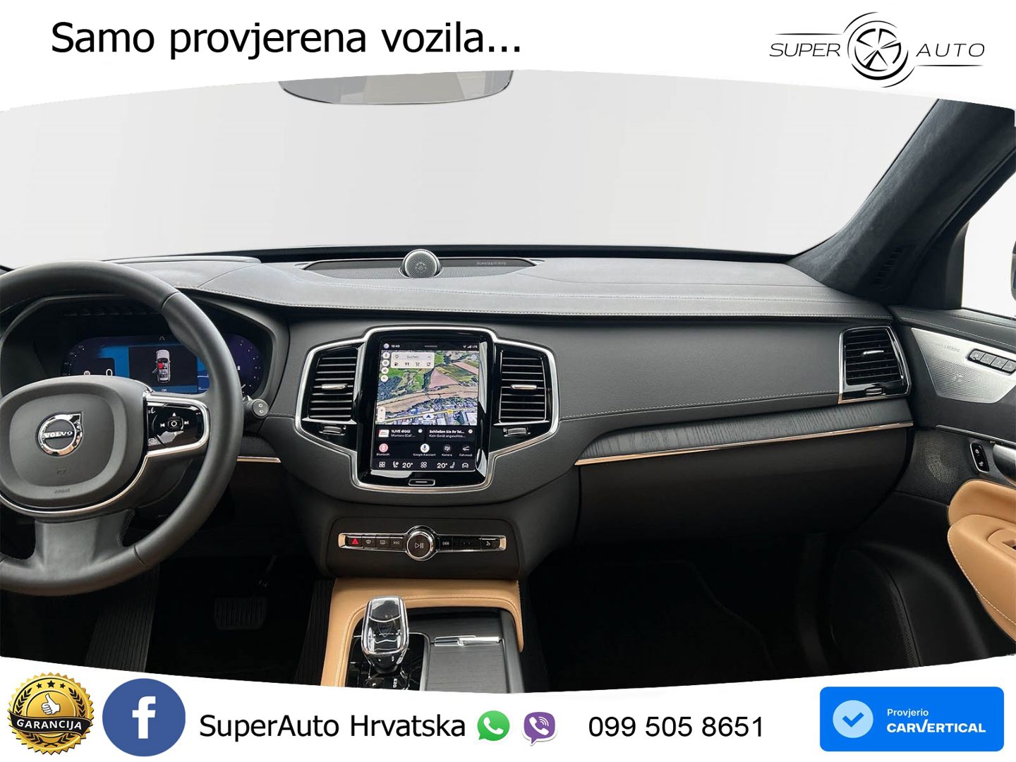 Volvo XC90 2.0 B5 Diesel AWD Automatic ZRAČNI+ACC+GR SJED+360+PANO