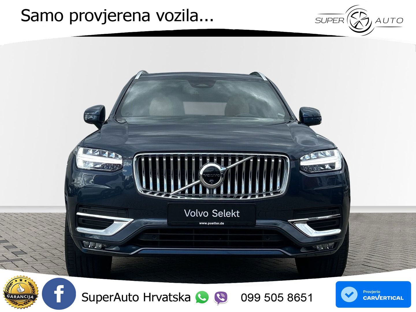 Volvo XC90 2.0 B5 Diesel AWD Automatic ZRAČNI+ACC+GR SJED+360+PANO