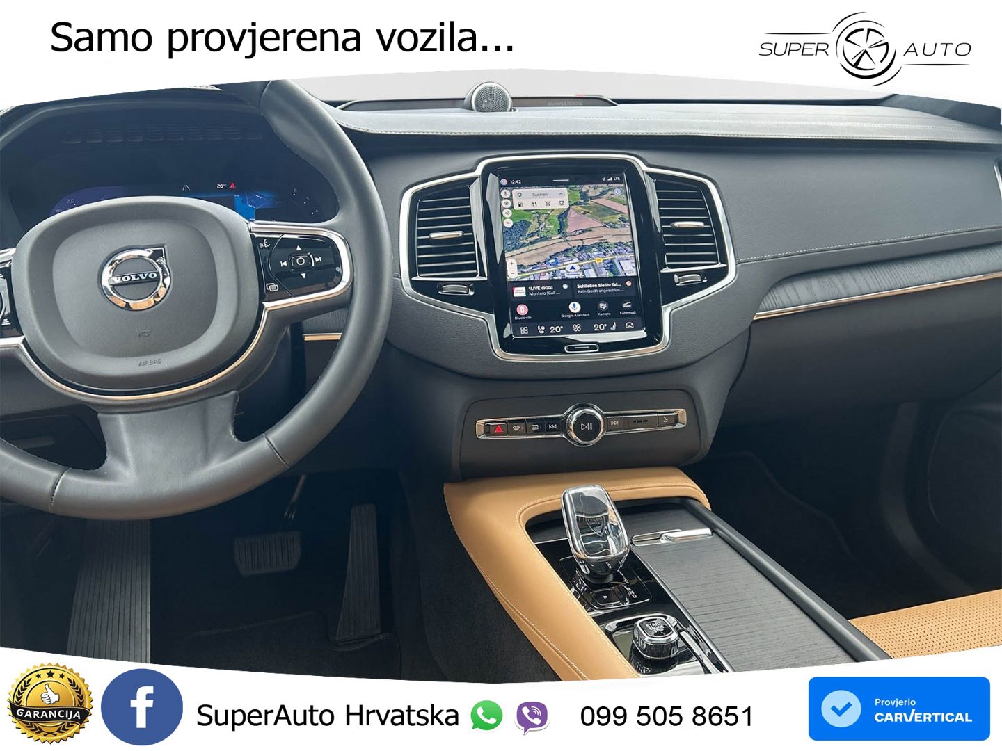 Volvo XC90 2.0 B5 Diesel AWD Automatic ZRAČNI+ACC+GR SJED+360+PANO
