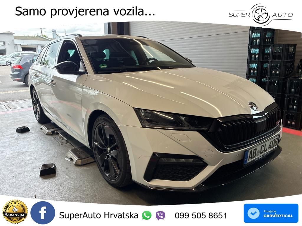 Škoda Octavia Combi RS 2.0 TDI (200 KS) DSG LED+GR SJED+ACC