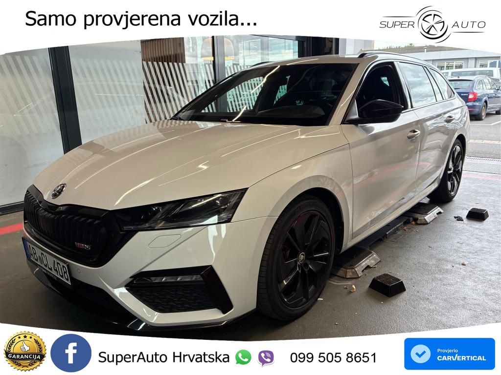 Škoda Octavia Combi RS 2.0 TDI (200 KS) DSG LED+GR SJED+ACC