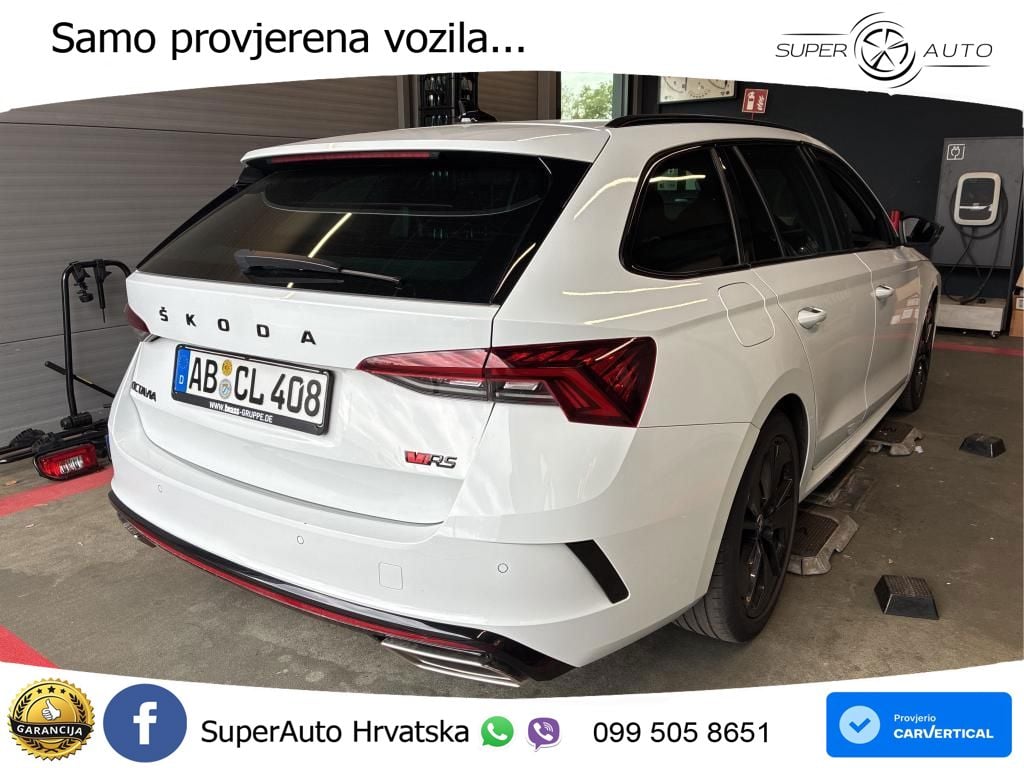 Škoda Octavia Combi RS 2.0 TDI (200 KS) DSG LED+GR SJED+ACC