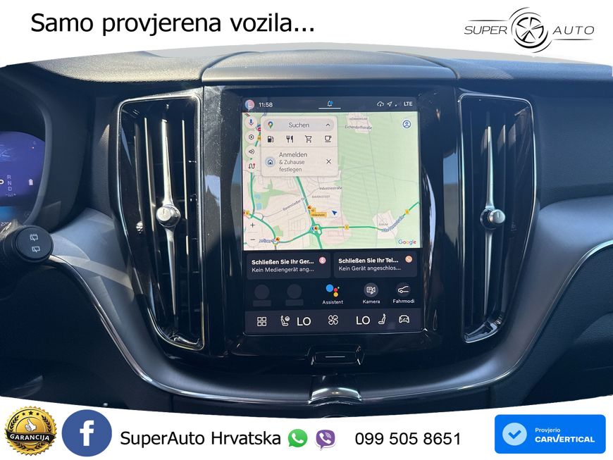 Volvo XC60 B4 Diesel FWD Geartronic LED+GR SJED+ACC