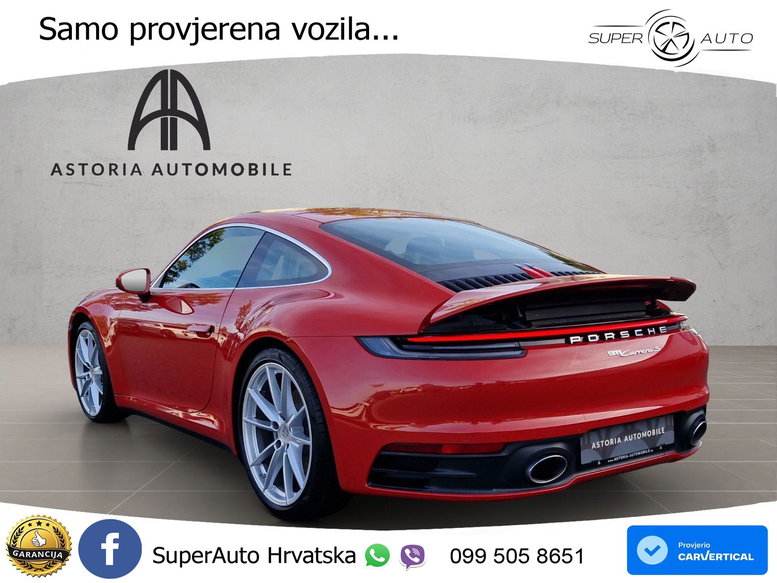 Porsche 911 Carrera S 3.0 (450 KS) PDK LED+GR SJED+ACC