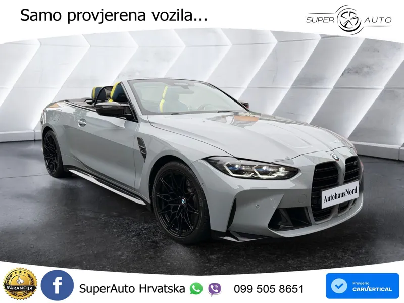 BMW M4 Convertible Competition 3.0 (510 KS) xDrive Steptronic LED+GR SJED+ACC