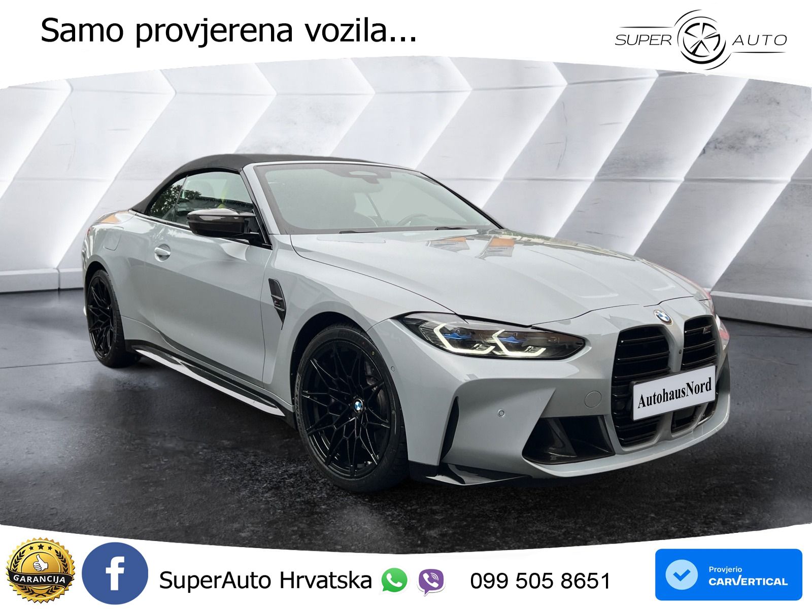 BMW M4 Convertible Competition 3.0 (510 KS) xDrive Steptronic LED+GR SJED+ACC