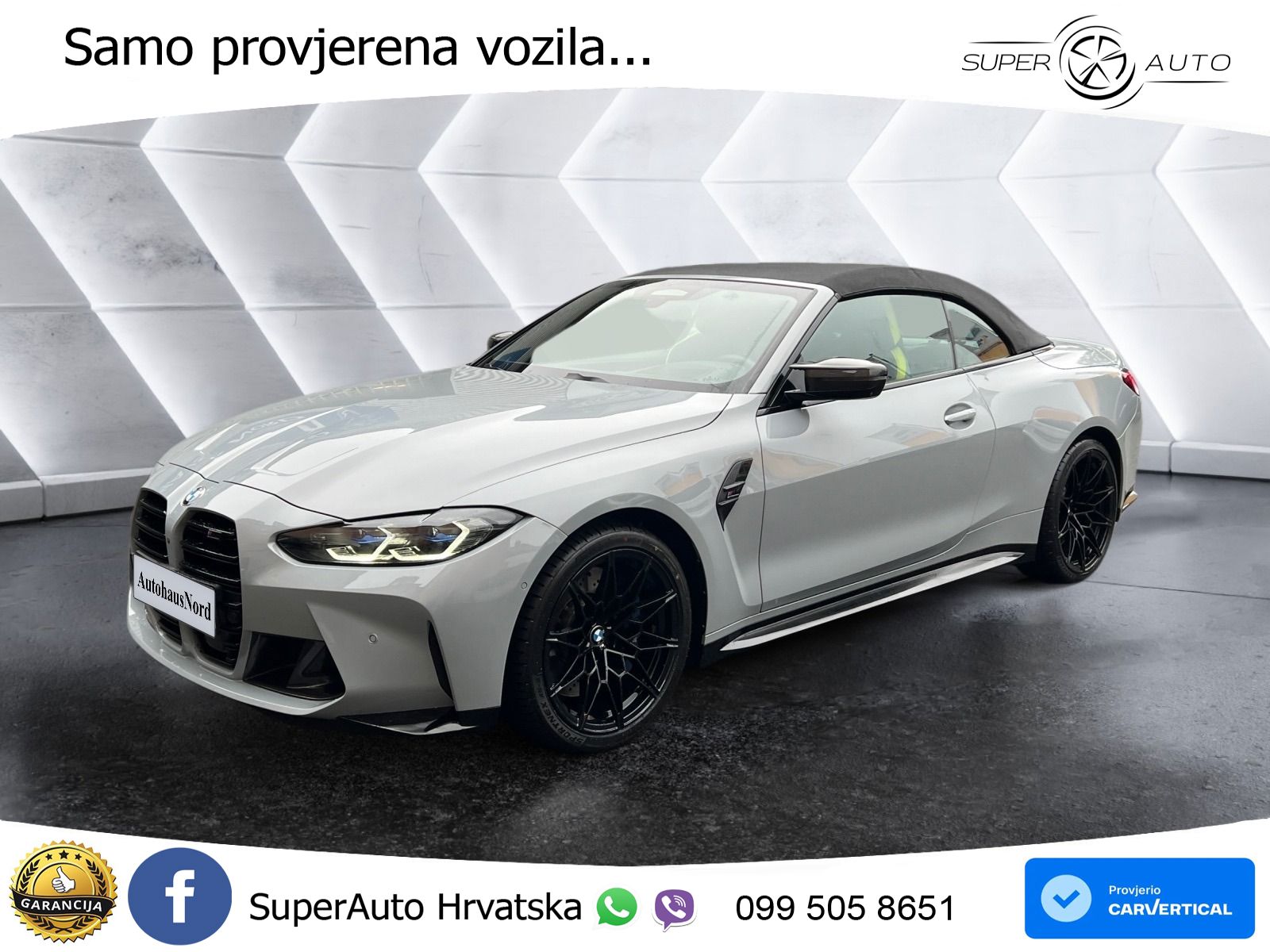 BMW M4 Convertible Competition 3.0 (510 KS) xDrive Steptronic LED+GR SJED+ACC