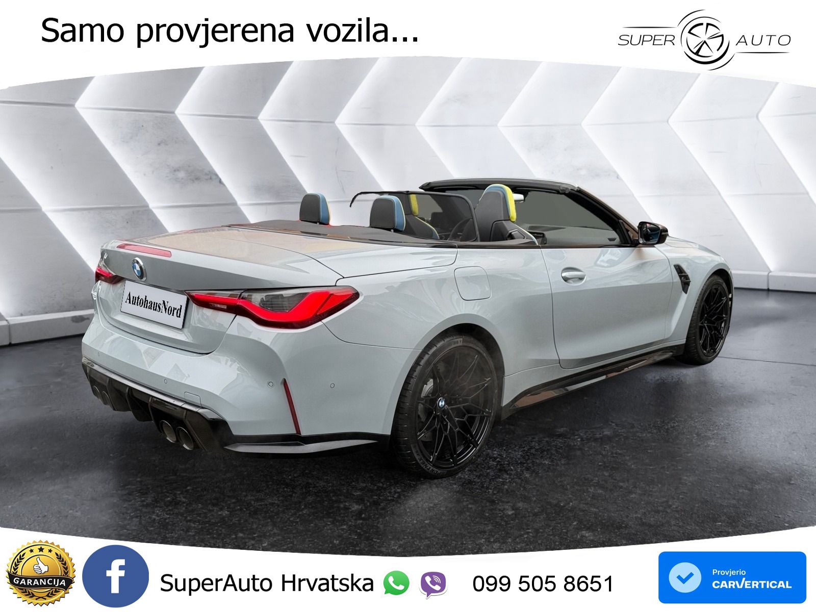 BMW M4 Convertible Competition 3.0 (510 KS) xDrive Steptronic LED+GR SJED+ACC