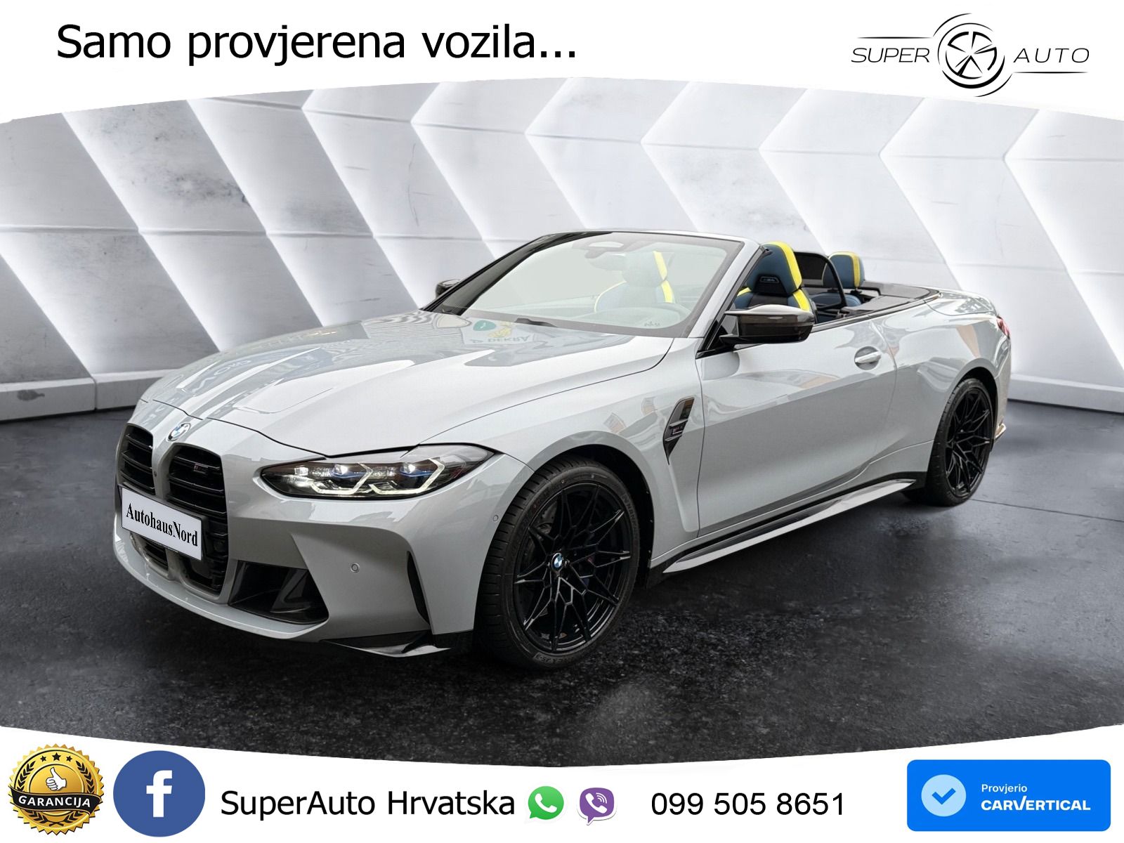 BMW M4 Convertible Competition 3.0 (510 KS) xDrive Steptronic LED+GR SJED+ACC