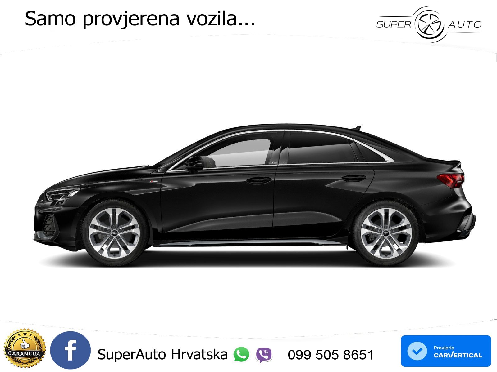Audi A3 Limuzina 40 TFSI (204 KS) quattro S tronic S line LED+GR SJED+ACC