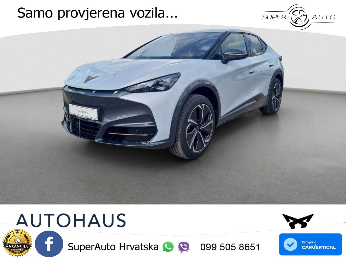 Cupra Tavascan 82 kWh (340 KS)  4WD VZ LED+GR SJED+ACC