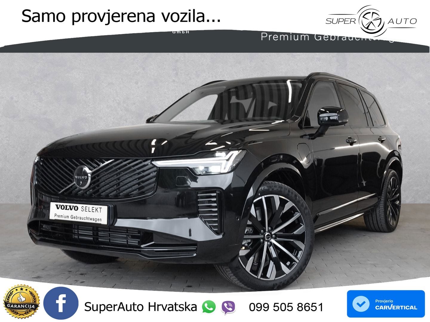 Volvo XC90 2.0 T8 AWD Automatic ACC+HEAD+4xGR SJED+360+PANO