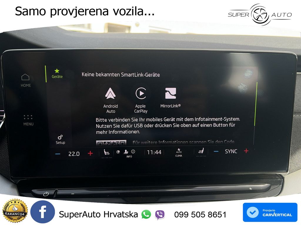 Škoda Octavia Combi 1.5 TSI (150 KS) DSG LED+GR SJED+ACC