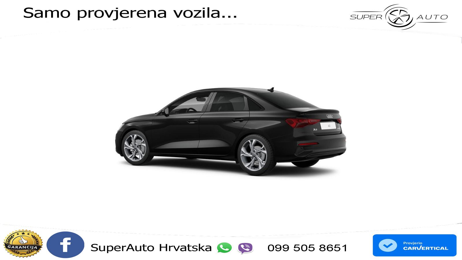 Audi A3 Limuzina 35 TFSI (150 KS) S tronic LED+GR SJED+ACC