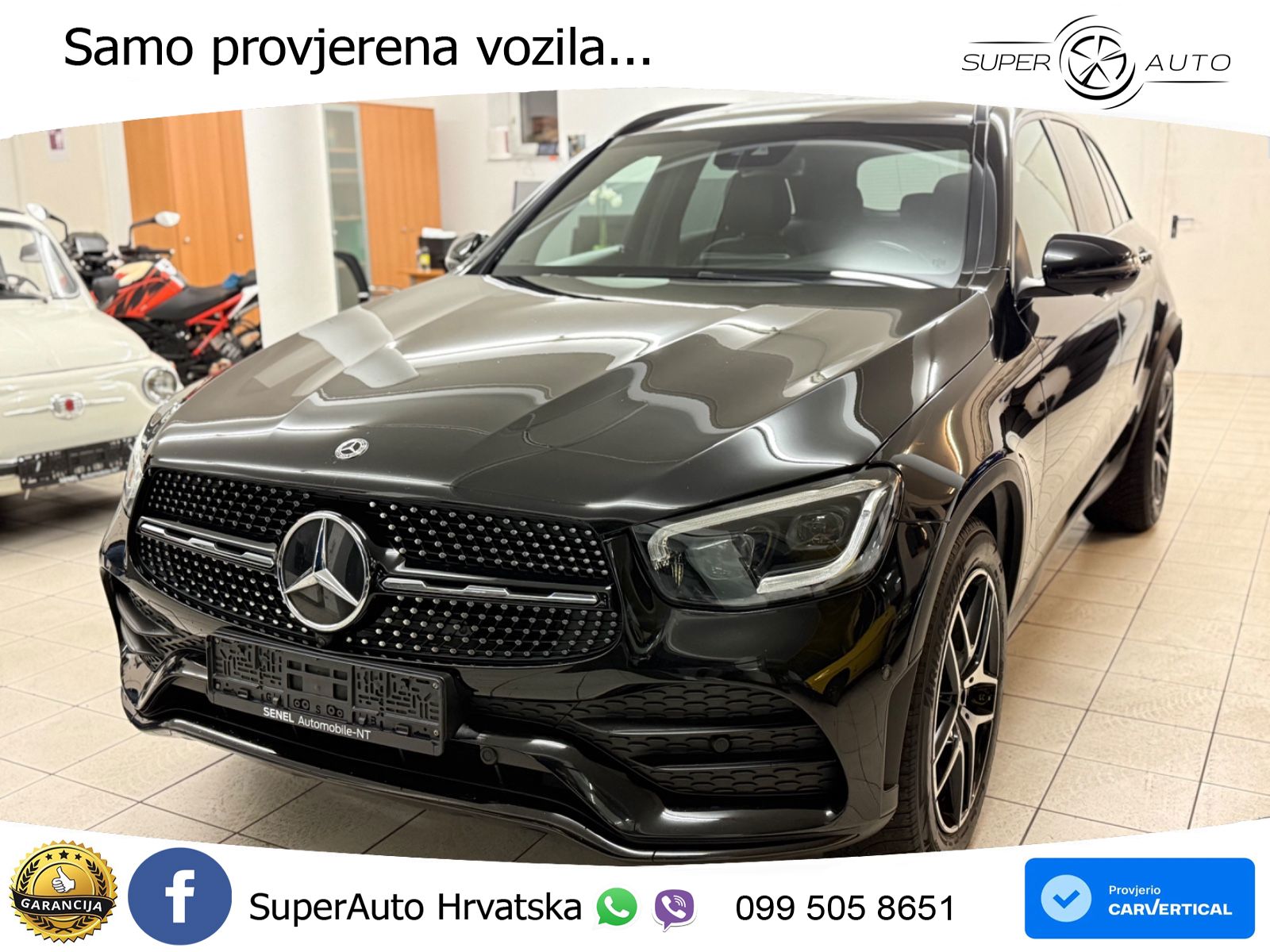 Mercedes GLC 300d (245 KS) 4MATIC G-TRONIC AMG LED+GR SJED+ACC