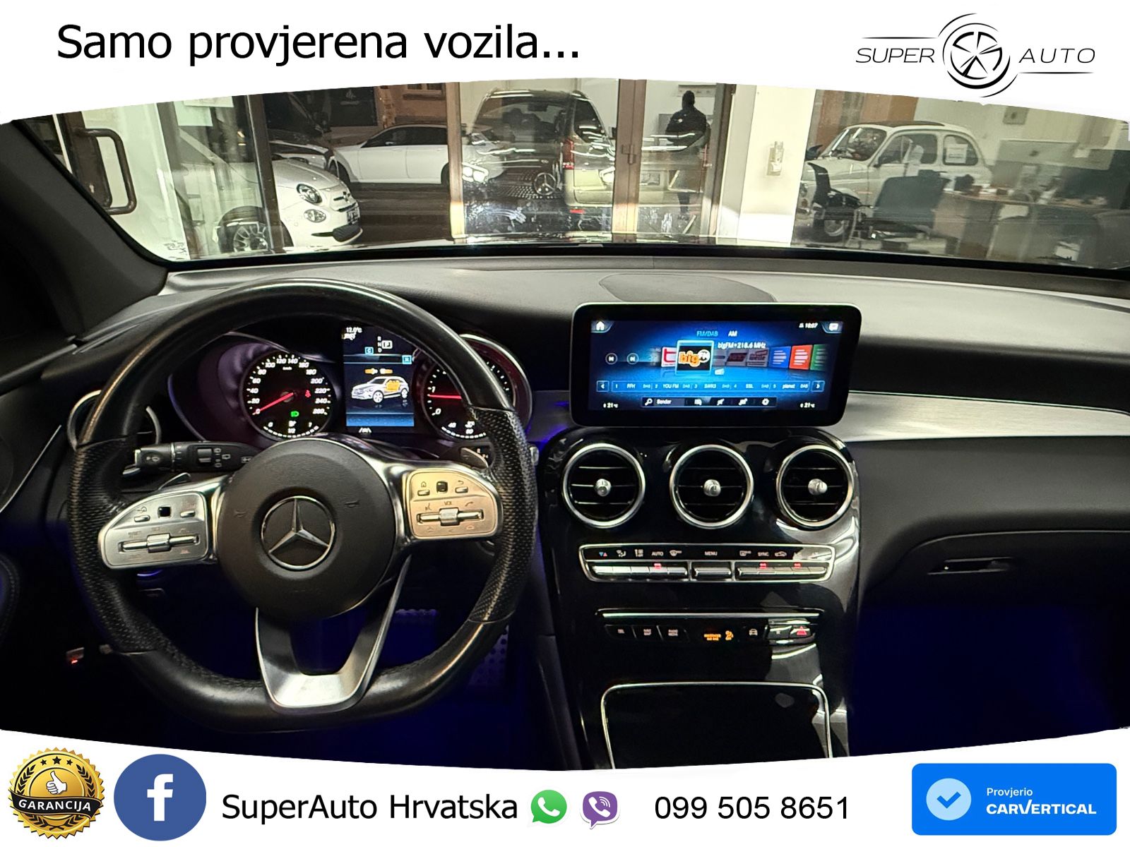 Mercedes GLC 300d (245 KS) 4MATIC G-TRONIC AMG LED+GR SJED+ACC