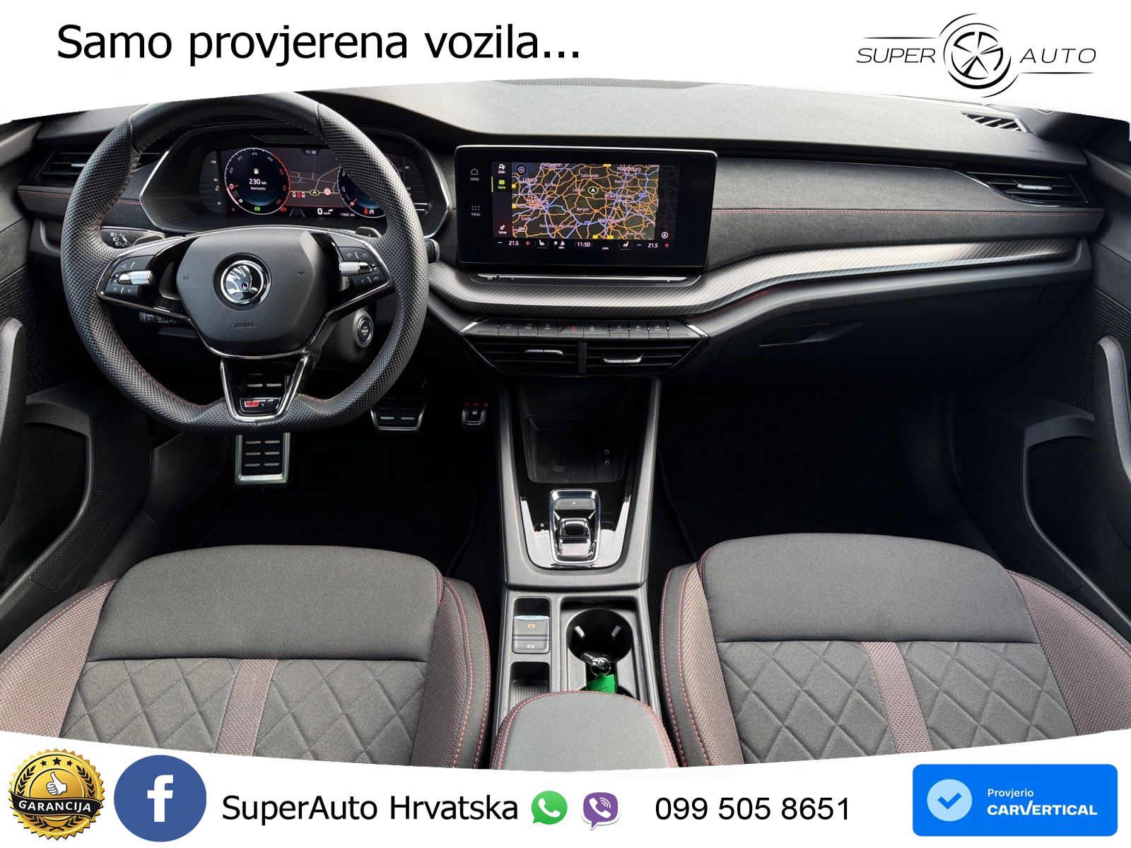 Škoda Octavia Combi RS 2.0 TDI (200 KS) DSG LED+GR SJED+ACC