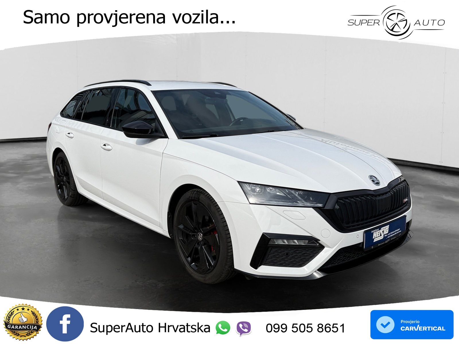 Škoda Octavia Combi RS 2.0 TDI (200 KS) DSG LED+GR SJED+ACC