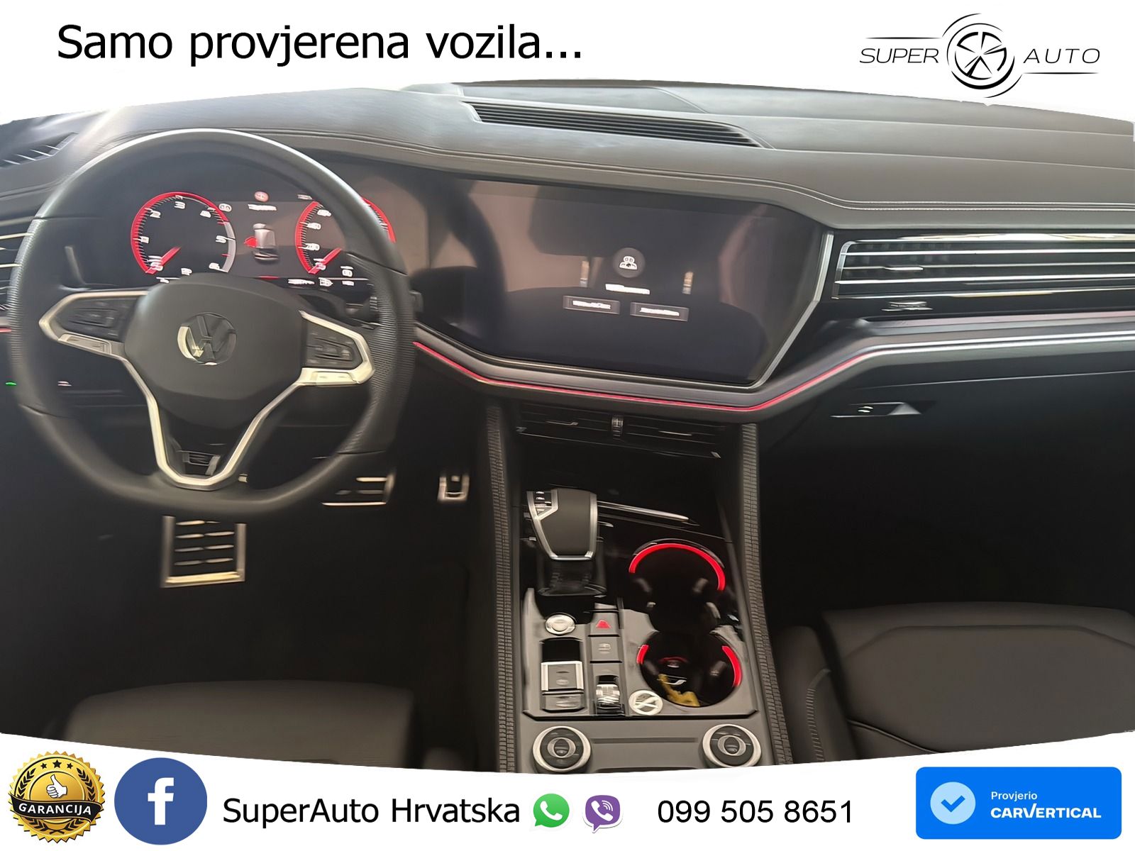 Volkswagen Touareg 3.0 V6 TDI (231 KS) 4MOTION Tiptronic ZRAČNI+ACC+4xGR SJED+KAM