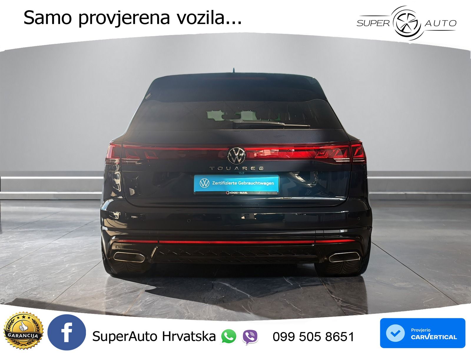 Volkswagen Touareg 3.0 V6 TDI (231 KS) 4MOTION Tiptronic ZRAČNI+ACC+4xGR SJED+KAM