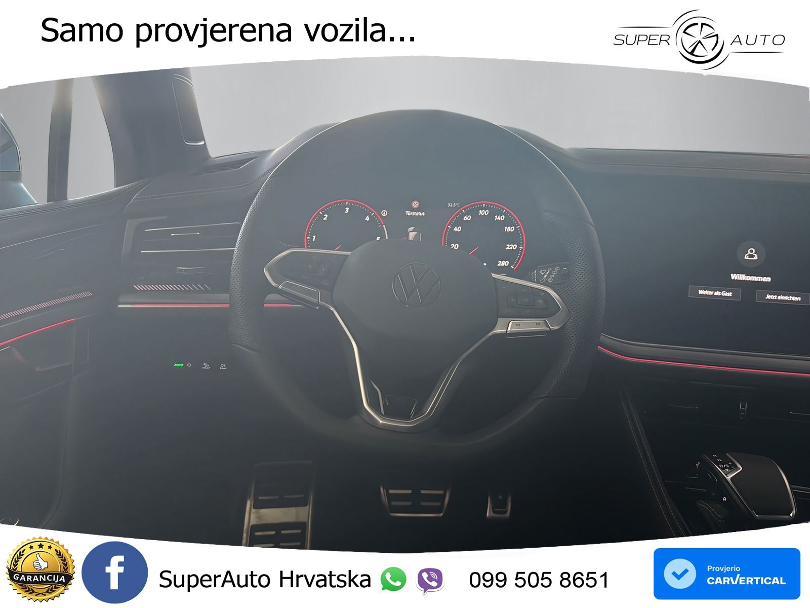 Volkswagen Touareg 3.0 V6 TDI (231 KS) 4MOTION Tiptronic ZRAČNI+ACC+4xGR SJED+KAM