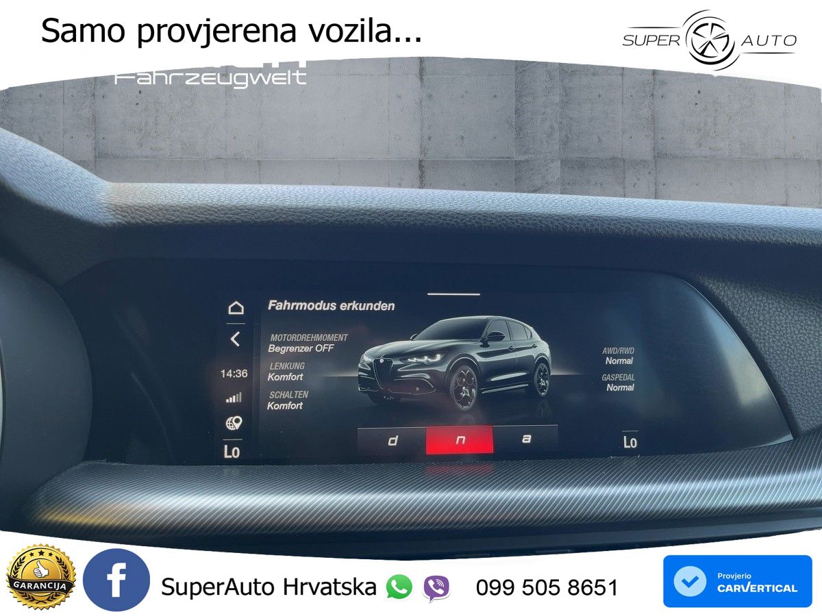 Alfa Romeo Stelvio 2.0 Turbo (280 KS) Q4 Automatic LED+GR SJED+ACC