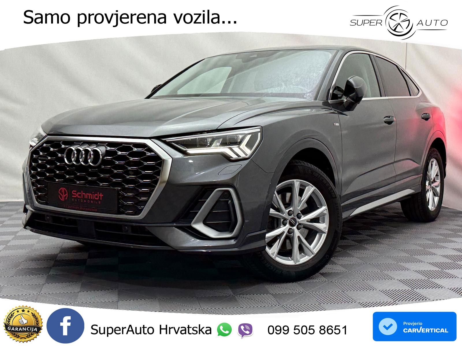 Audi Q3 40 TDI (200 KS) quattro S tronic S line MATRIX+GR SJED+KAM